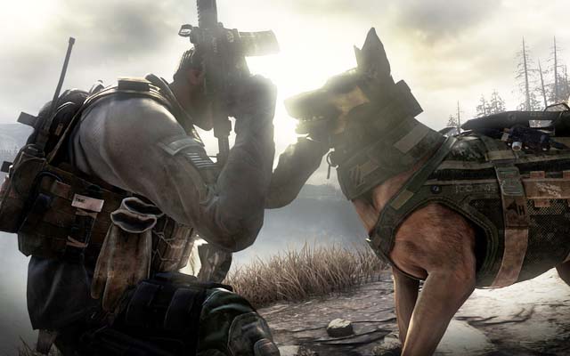 Theres a new character in the game Call of Duty, and this addition is a dog named Riley.