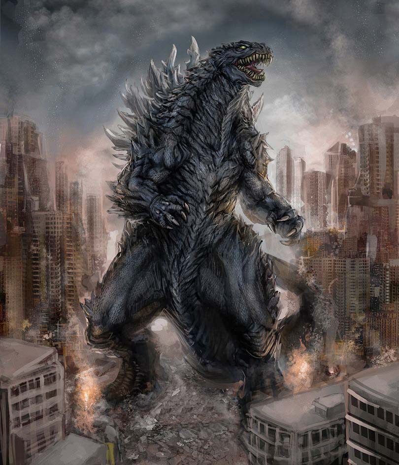 Hollywood reboot film, Godzilla, grossed $93.2 million in its opening weekend.