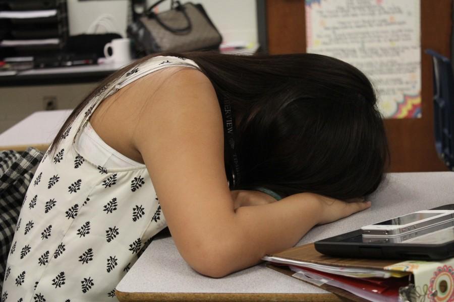As the school year progresses, students have trouble sleeping on time. 