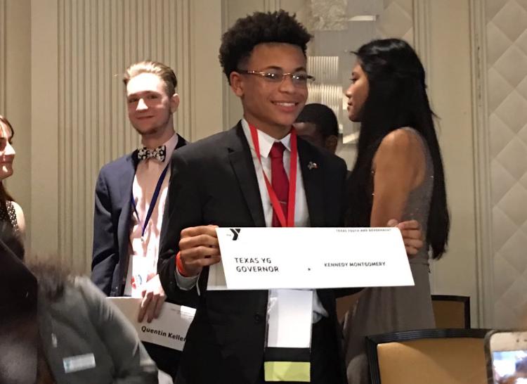 Montgomery Named YMCA Youth Governor