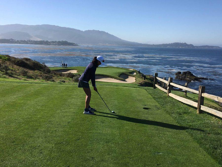 Azarcon Plays with PGA Golfer in California